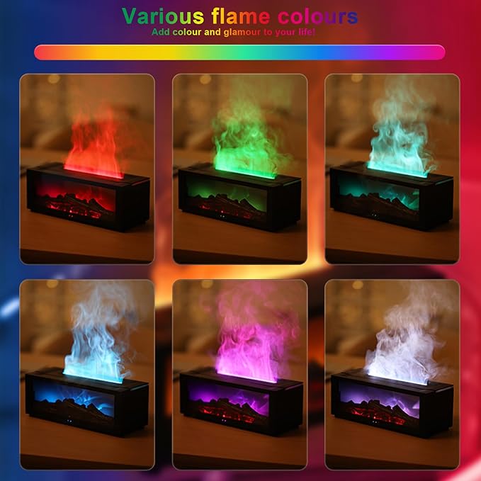Flame Fireplace Aroma Diffuser – Turn Any Room Into a Cozy Sanctuary