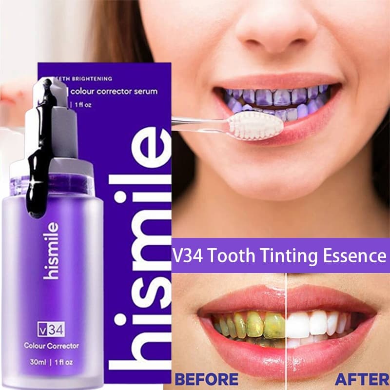 🦷 ✨ Smile Instantly with Hismile V34 Teeth Brightening Serum 💜